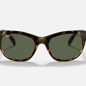 Ray-Ban RB4216 Women's Sunglasses 601/11 Polished Havana LENSES Green NWT $229